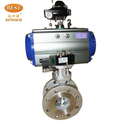 China General Open Closed Type Q813-B Stainless Steel Pneumatic Tri-eccentric Hard-seal Butterfly Valve for sale