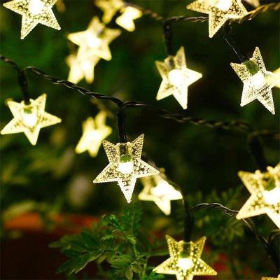 China Festival Light Home Wholesale Lamp Color Supply Cooper Wire String Room Decoration Net Red Led Star Lamp String for sale