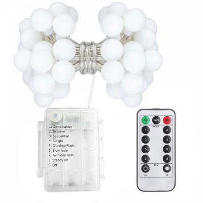 China Waterproof Battery Operated Fairy Globe String Lights Warm White Wedding Lighting Decoration String Lights for sale