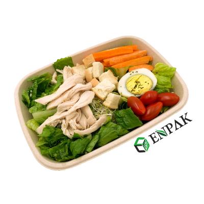 China Disposable Biodegradable Compostable Food Packet Disposable Paper Box for sale