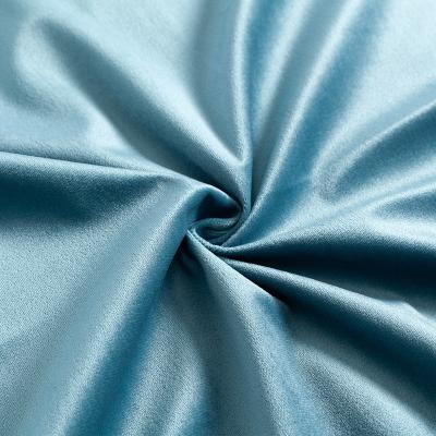 China Holland velvet fabric Factory Direct Glossy Vivid Colors Smoothly Soft 100%Polyester Holland Velvet Sofa Upholstery Garments Fabric for sale