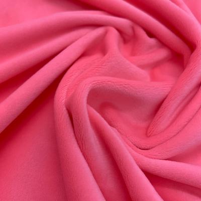 China Spandex super soft Wholesale Various Colors Ultra Soft Plain Dyed 95%Polyester 5%Spandex Super Soft Fabric for sale