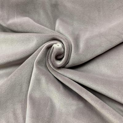 China Spandex super soft Wholesale Soft Cozy Plain Dyed 95%Polyester 5%Spandex Super Soft Home Textile Fabric for sale