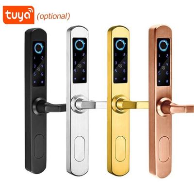 China Outdoor SUS304 +ABS Glass Door Smart Door Lock (Hot Offer) With Fingerprint Recognition for sale