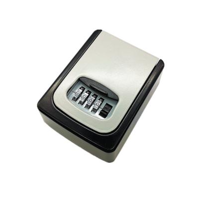 China Zinc Alloy and Aluminum Wall Mounted Key Storage Boxes Smart Allov Waterproof Combination Lock with 4 Digit Key Box for sale