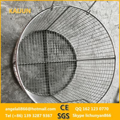 China Hot Selling 304 Stainless Steel Liquid Filtration Strainer Basket, SS Filter Wire Basket, Washing Baskets for sale