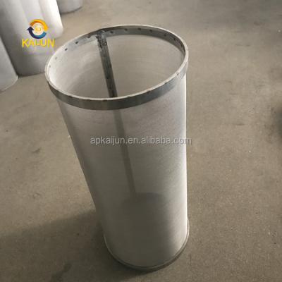 China Liquid Filtration 300 Micron 304 Stainless Steel Filter Cartridges / Wire Mesh Cartridge Filter for sale