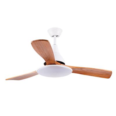 China With Modern Design Light High Quality Copper Motor Factory Supply Solid Wood Decorative Igniting Blades Ceiling Fan for sale