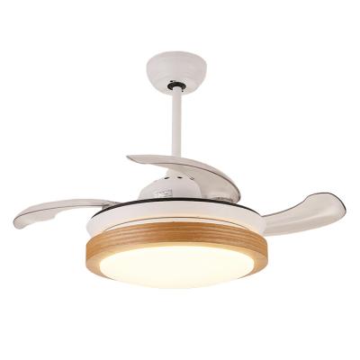 China 2020 Small Size Elegent Design Home 36 Inch Blades Invisible Ceiling Fan With Light Kit for sale