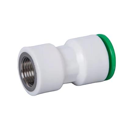 China DN25mm Durable Compression Socket High Quality Plumbing Pipe Fitting Ppr Material Compression Socket for sale