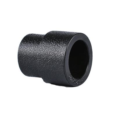 China Durable pe water supply pipe plug welding large and small hot melt reducing direct pe water pipe fittings for sale