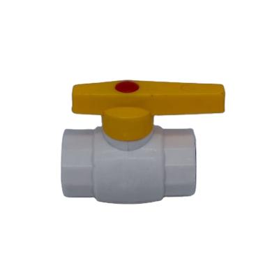 China General two sides female threads ppr/PVC/UPVC ball valve for water pipe for sale