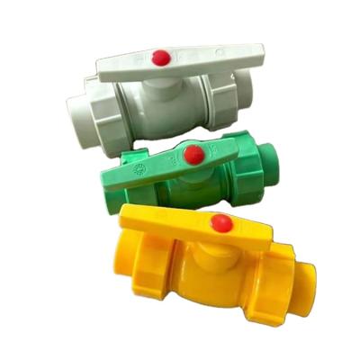 China General sizes all available 1/2~4 inch ppr plastic double union best prices / PVC ball valve for sale