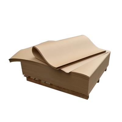 China Fire Retardant Brown Kraft Paper Package Can Be Recycled 150-450 g Printed Kraft Paper for sale