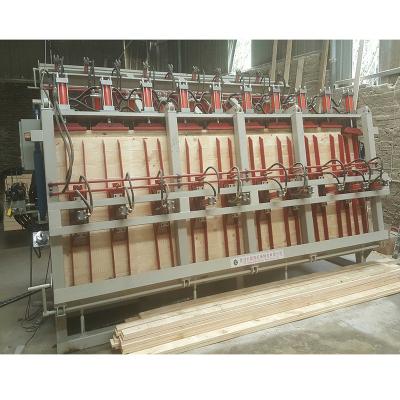 China Artificial board industry Furniture manufacturing Two Sides oil pressure type Hydraulic Composer wood clamp carrier machine for sale