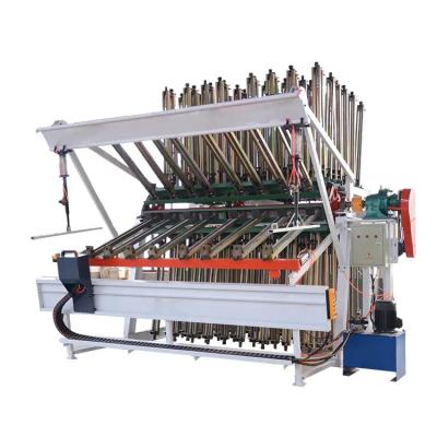 China Artificial board industry    Furniture manufacturi Windmill type Two Sides Hydraulic Composer Wood Clamp Carrier machine for sale