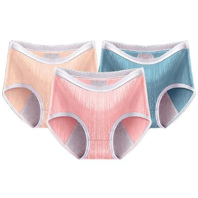 China Panties Waterproof Warm Breathable Cotton Physiological Panties With Cartoon Pattern Women's Menstrual Period Leakproof Cotton Wholesale for sale