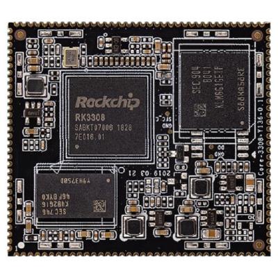 China Rockchip RK RK3308 Quad-Core IOT Run Stamp Open Source Development Linux OS ARM Desktop 64-Bit Tablet Embedded Industrial Core Board for sale