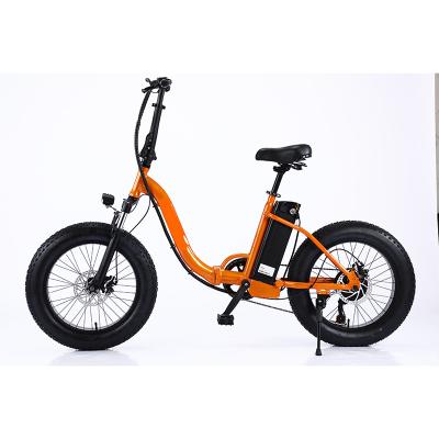 China From Quanbao Factory Cheap Electric Bicycle Steel 750W 48V12.8AH 45KM/H Directly Folding Fat Tire Electric Bike for sale