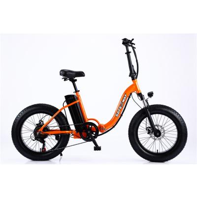 China Carbon Fiber Folding Bike Electric Bike Fat Tire Portable Electric Bicycle for sale