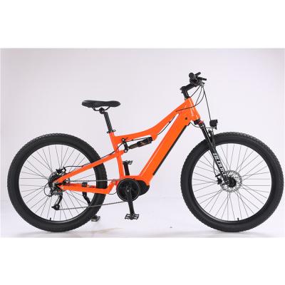 China Factory Outlet Aluminum Alloy 27.5 Inch Carbon Steel Frame Electric Mountain Bike for sale