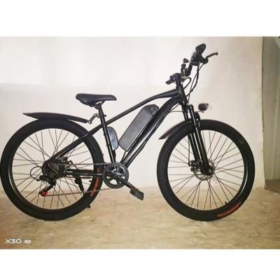 China Fat Tire Man Carbon Fiber Mountain Electric Bike Adult Women Electric Mountain Bike for sale