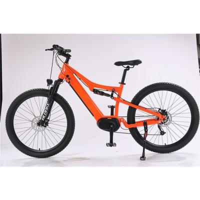 China Powerful Electric Aluminum Alloy Mountain Bicycle 500W Carbon Steel Frame Electric Mountain Bike for sale