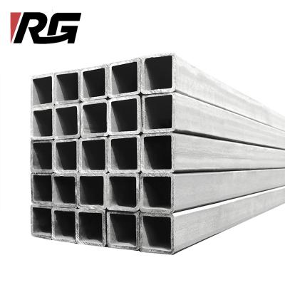 China Cavity Steel Structures Liquid Pipe Gi Square Tube Pre Galvanized Shs Steel Tube for sale