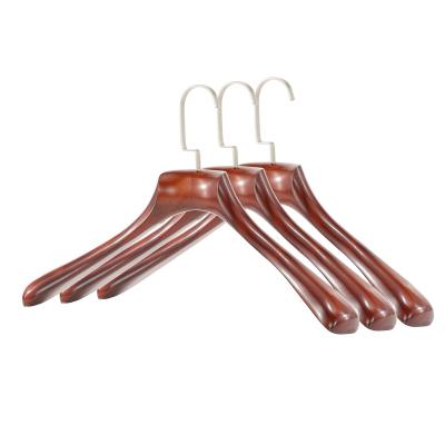 China Luxury Customized Wieszak Kids Coat Hanger Wooden Adult Suit IANGO Modern Antique Wooden Hangers Pants Hangers for sale