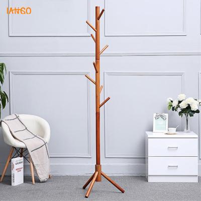 China Multifunctional Good Prices Folding Wooden Bedroom Clothes Hanging Rack / Hanger Rack / Clothes Rack for sale