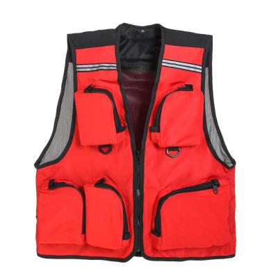 China Wholesale Customized Air-mesh Canvas Picture Fashionable Antibacterial Vest Antibacterial, Worker Vest, Fishing Multi-pocket Vest for sale