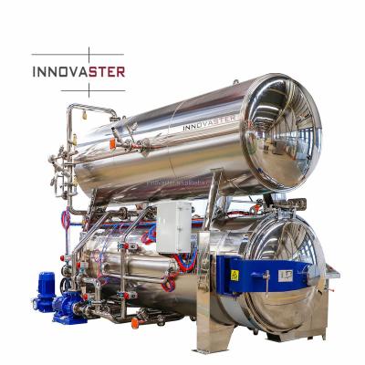 China Corn Sterilization Process Water Bath Retort Hot Water Immersion Deep Into Water Retort Autoclave for sale