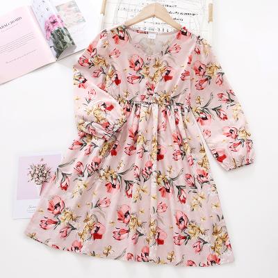 China China Manufacturer Regular Girls' Party Casual Dress Girls' Long Sleeve Dresses Costume Children's Clothing Girl's Long Sleeve Dress for sale