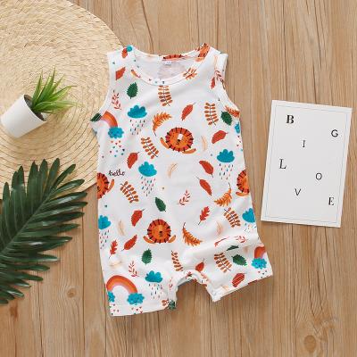 China 97% Polyester 3% Spandex China Manufacturer Rompers Baby Rompers Printed Hot Selling Baby Clothes Rompers for sale