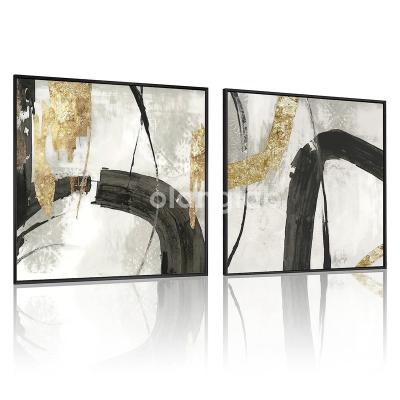 China Art Olanglab 2 Pack 23.6 x 23.6 Inches Framed Art Decorative Acoustical Sound Absorbing Wall Panels for Studio Acoustic Treatment for sale