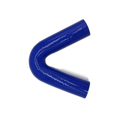 China Radiator Cooling High temp auto part 4-ply blue red black 45 degree elbow silicone hose for sale