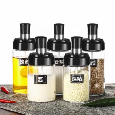 China Sustainable Label Reasonable Price Custom Spice Jar With Spoon for sale