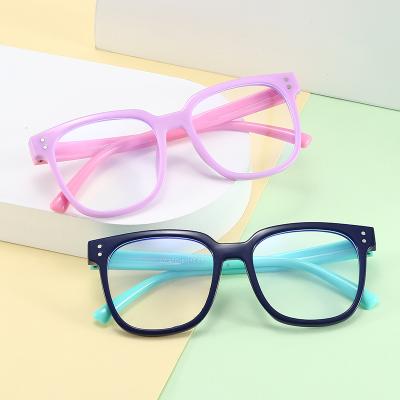 China For Kids Comfortable Blue Light Flexible Silicone Gaming Computer Games Anti Blocking Glasses Protect Eyes Computer Eyewear For Child Blue Light Blocking Glasses for sale