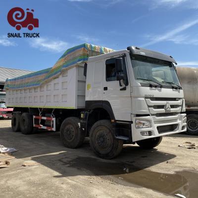 China Sinotruk HOWO Used New 371hp 8x4 12 Wheeler Transportation Dump Truck for sale zu verkaufen