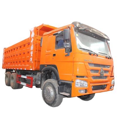 China Hot Sale 10 Wheels 6X4 375HP SINOTRUK HOWO Used Dump Truck to africa en venta