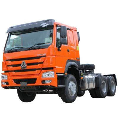 中国 Safety 40ton Tractor Truck Head Used Euro3 375hp Howo Logistics Transportation 販売のため