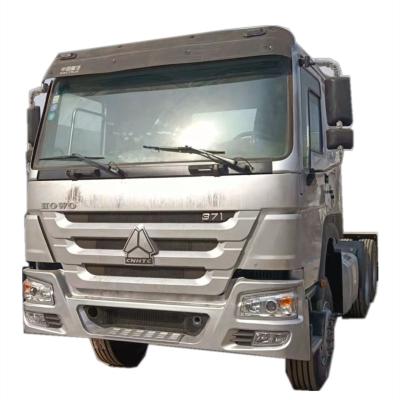 중국 Hot sale second hand Sino Howo tractor truck head price used 10 tyres trucks 판매용