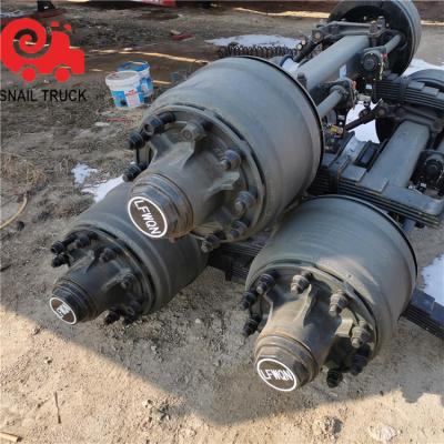 Chine Good quality used truck trailer axles and best price double rear axle with drive shaft à vendre