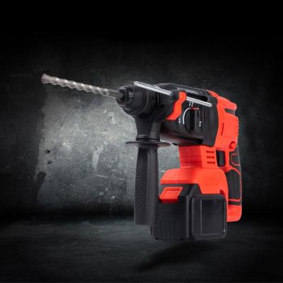 China Portable heavy duty electric cordless rotary hammer drill 20V SDS 20mm multifunction rotary hammer demolition lithium machine tools 20mm for sale