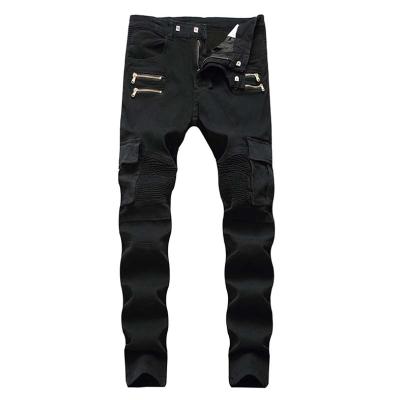 China Breathable High Street Sports Multi-pocket Zipper Cargo Pants Slim Jogger Pants For Men for sale