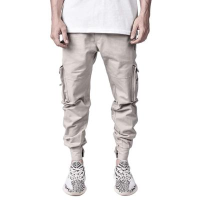 China Anti-wrinkle High Street Pants Men's Casual Sports Pants Solid Color Plus Size New Cargo Pants for sale