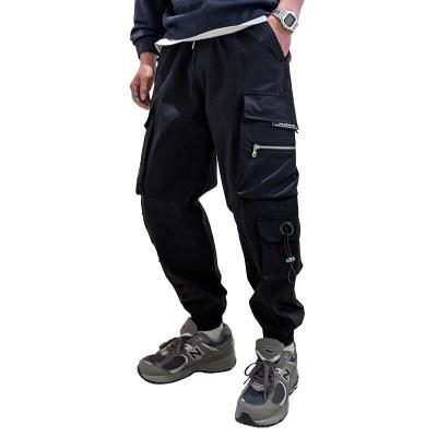 China Anti-Wrinkle Customized New Men's Cargo Pants Black Army Green Trousers Casual Jogging Sweatpants for sale