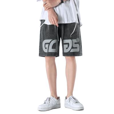 China Anti-wrinkle mid waist modern style cotton shorts for men custom wholesale printed shorts for sale