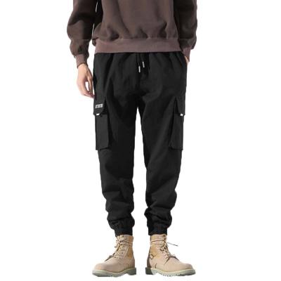 China Anti-wrinkle cargo pants for men 2021 new winter trend sports pants beams feet casual pants for sale