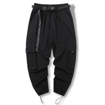 China 2021 New Anti-Wrinkle Cargo Hip Hop Trend Pants Casual Trousers For Men Drawstring Pants for sale